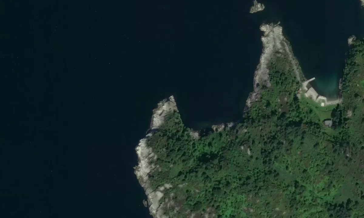 Satelite image of Blåbærholet