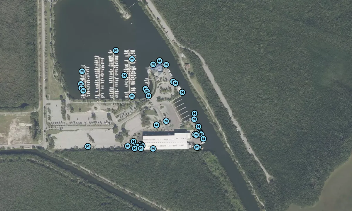 Satelite image of Black Point Boat Launch