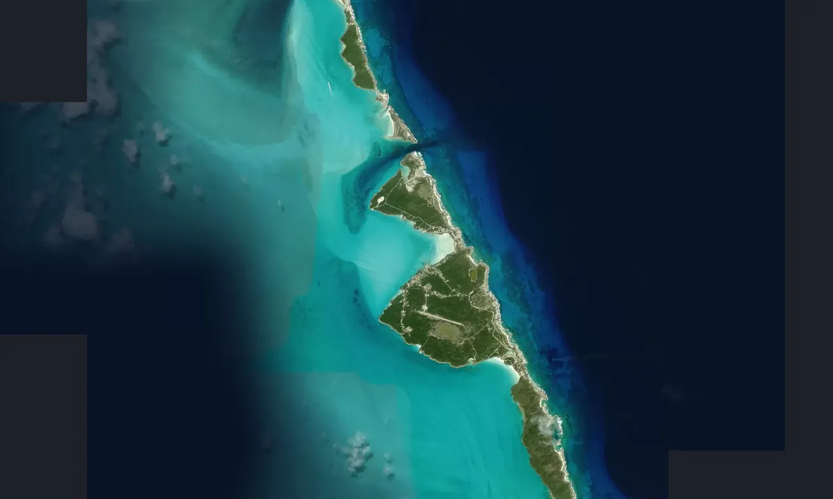 Flyfoto av Black Point Settlement