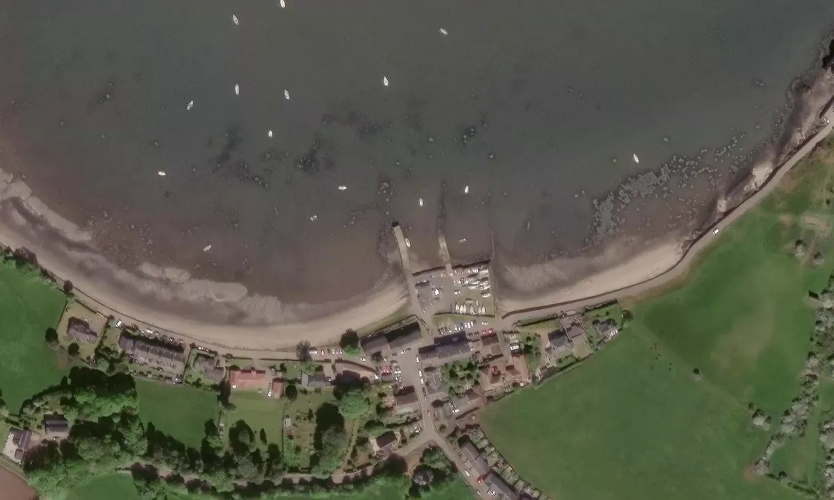 Satelite image of Blackness boat club