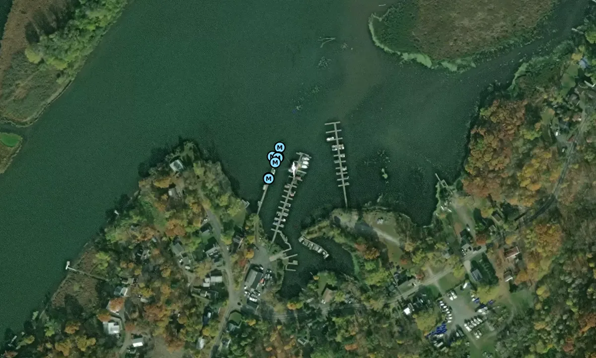 Satelite image of Blain's Bay Marina