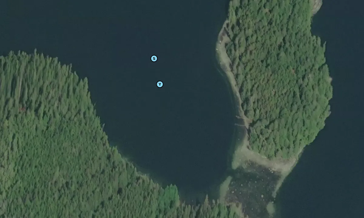 Satelite image of Blair Island Cove