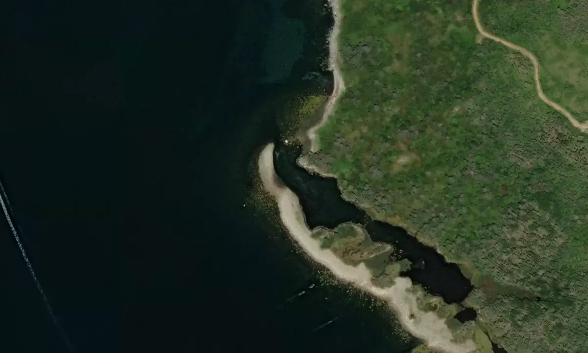 Satelite image of Blandford Whaling Station