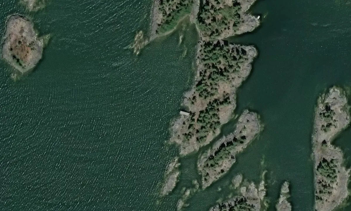 Satelite image of Blankesundsholmarna