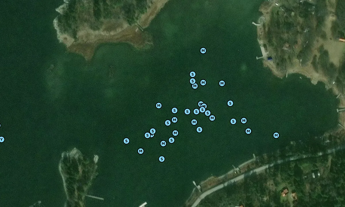 Satelite image of Blidö - Söderfladen