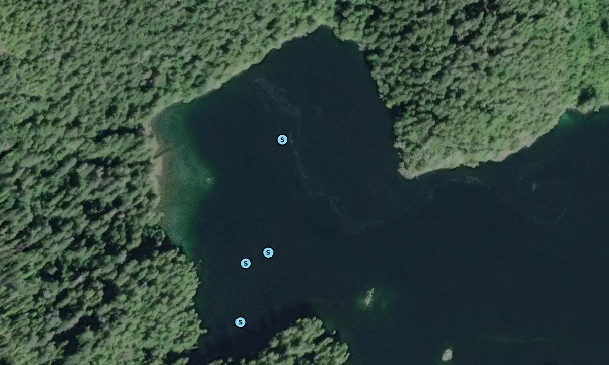 Satelite image of Bligh Cove (Ewin Inlet)