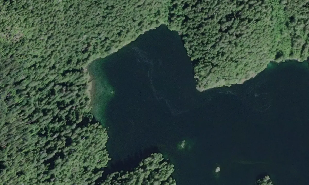Flyfoto av Bligh Cove (Ewin Inlet)