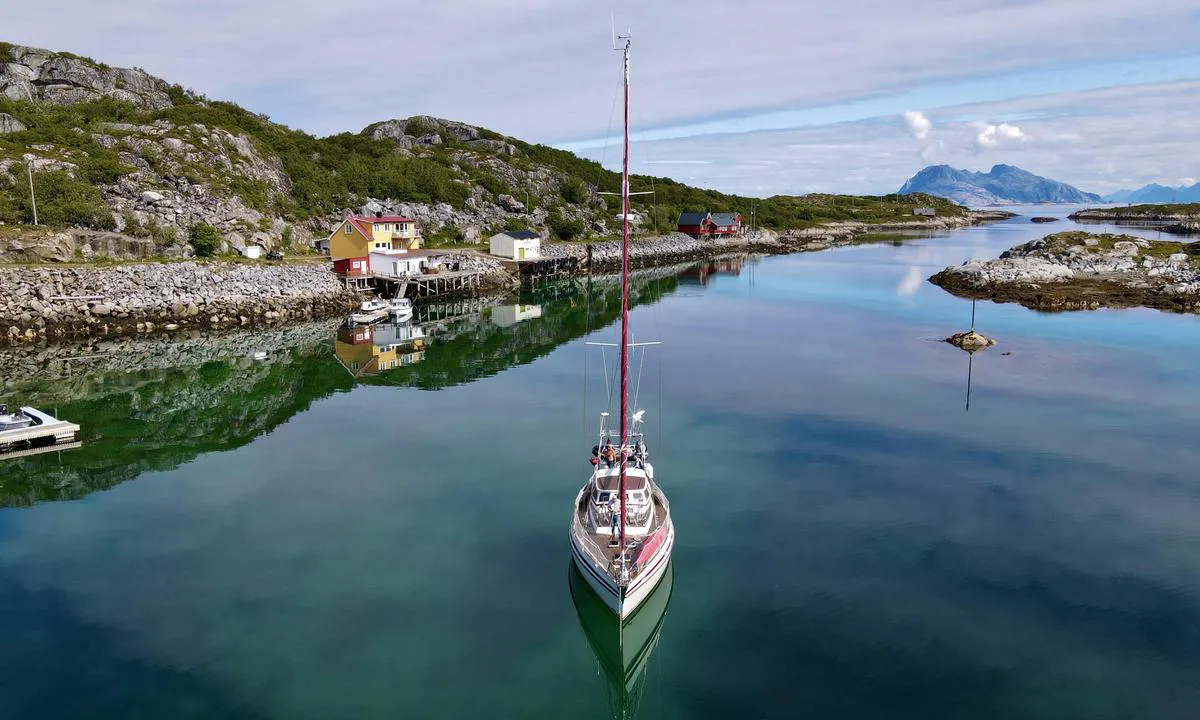 Bliksvær: Greie ankringsforhold