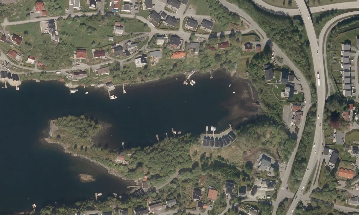 Flyfoto av Blindheimvågen