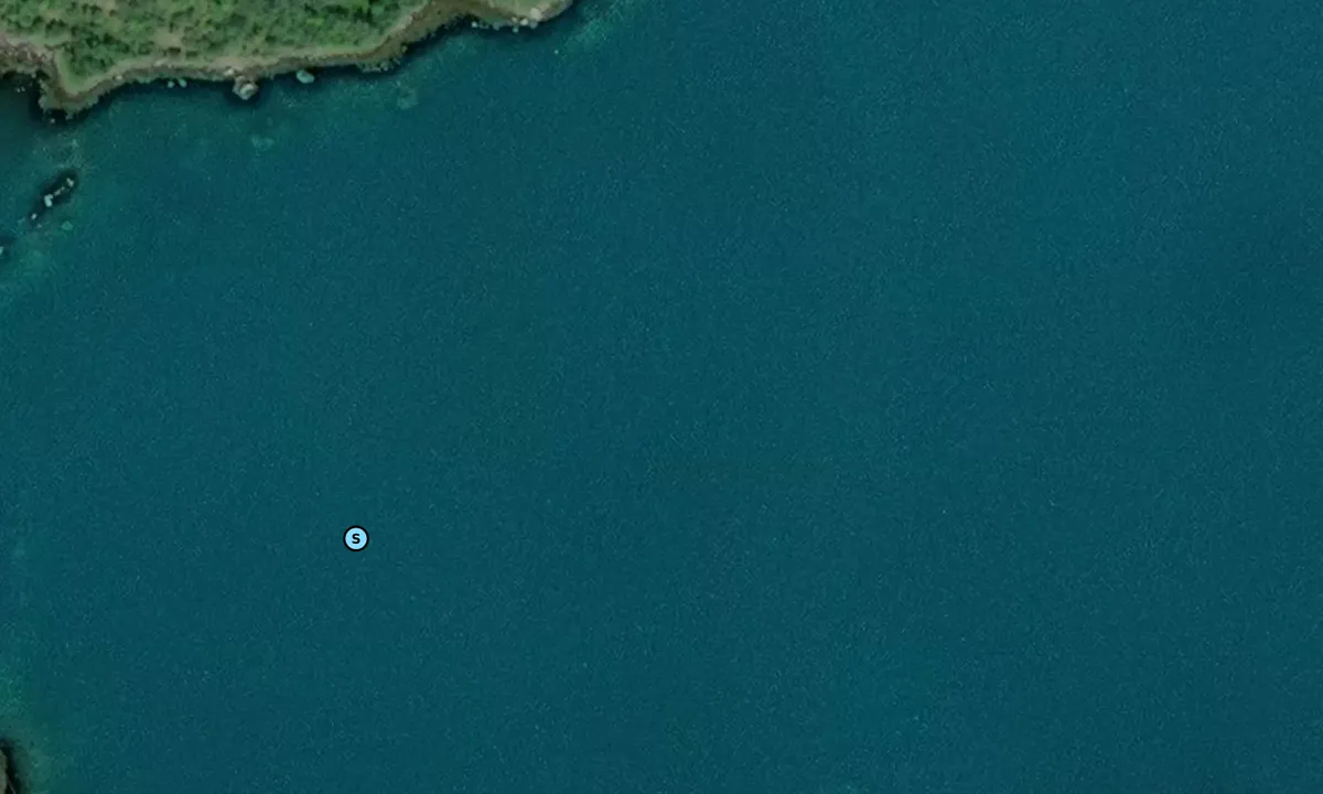 Satelite image of Blokken - Sortland