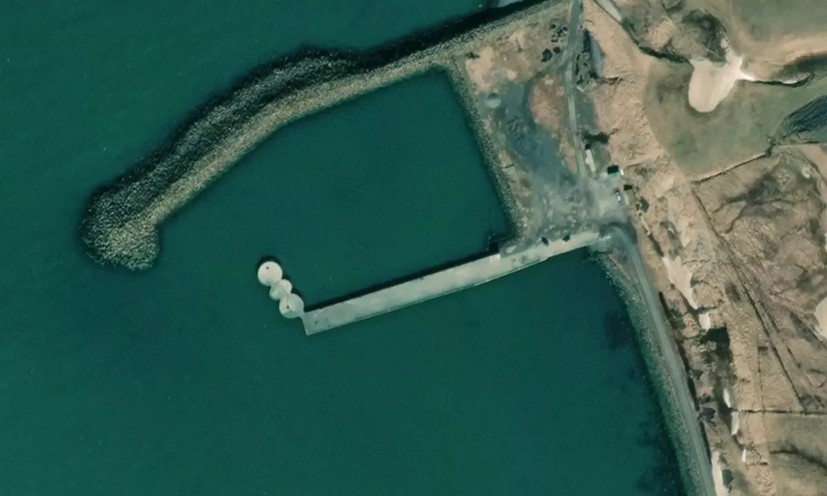 Satelite image of Blönduós