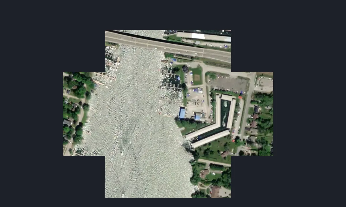 Flyfoto av Blue Beacon Marina