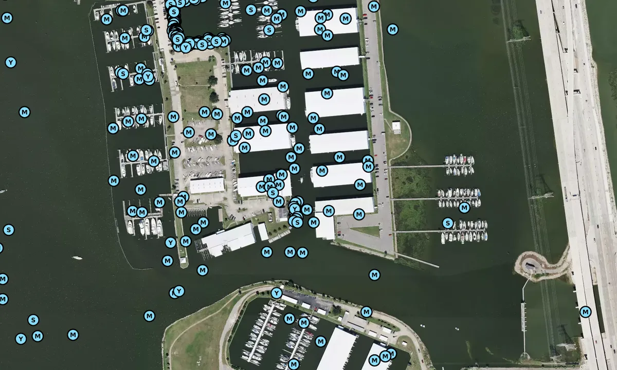 Satelite image of Blue Dolphin Yachting Center