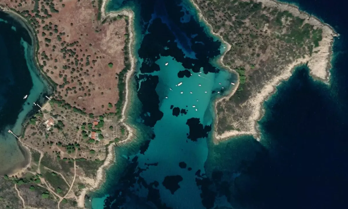 Flyfoto av Blue lagoon