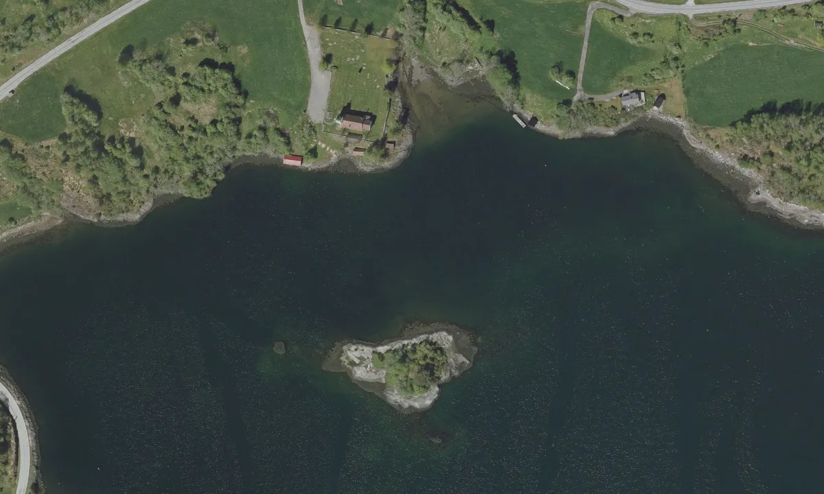 Flyfoto av Bø