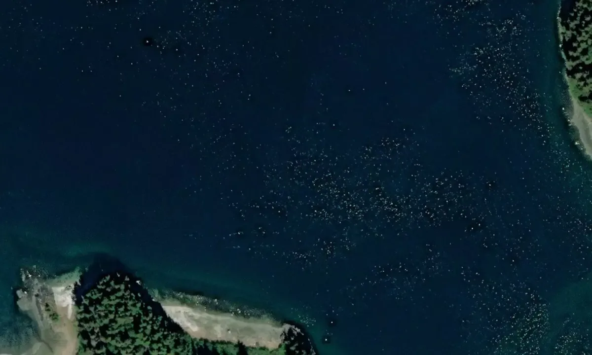Satelite image of Boat Harbor - Haines