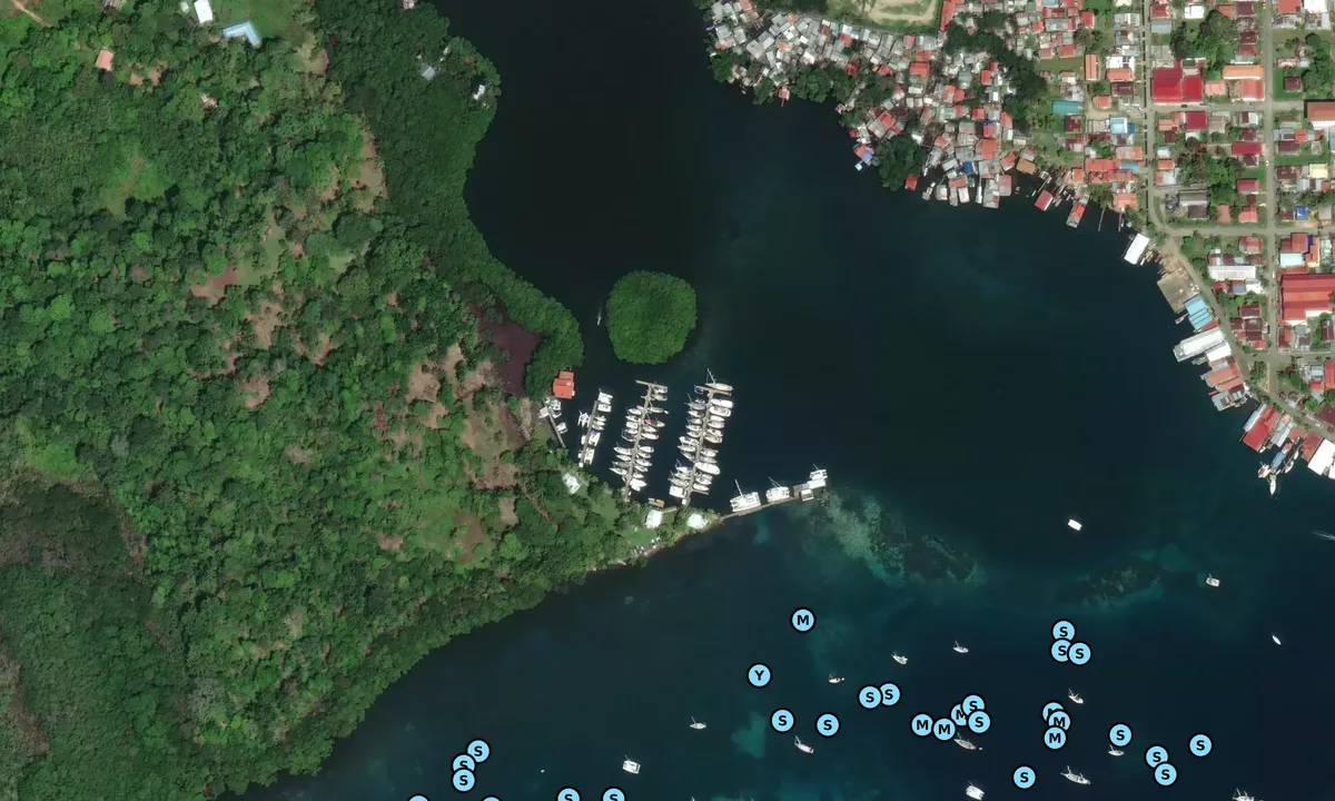 Satelite image of Bocas Marina