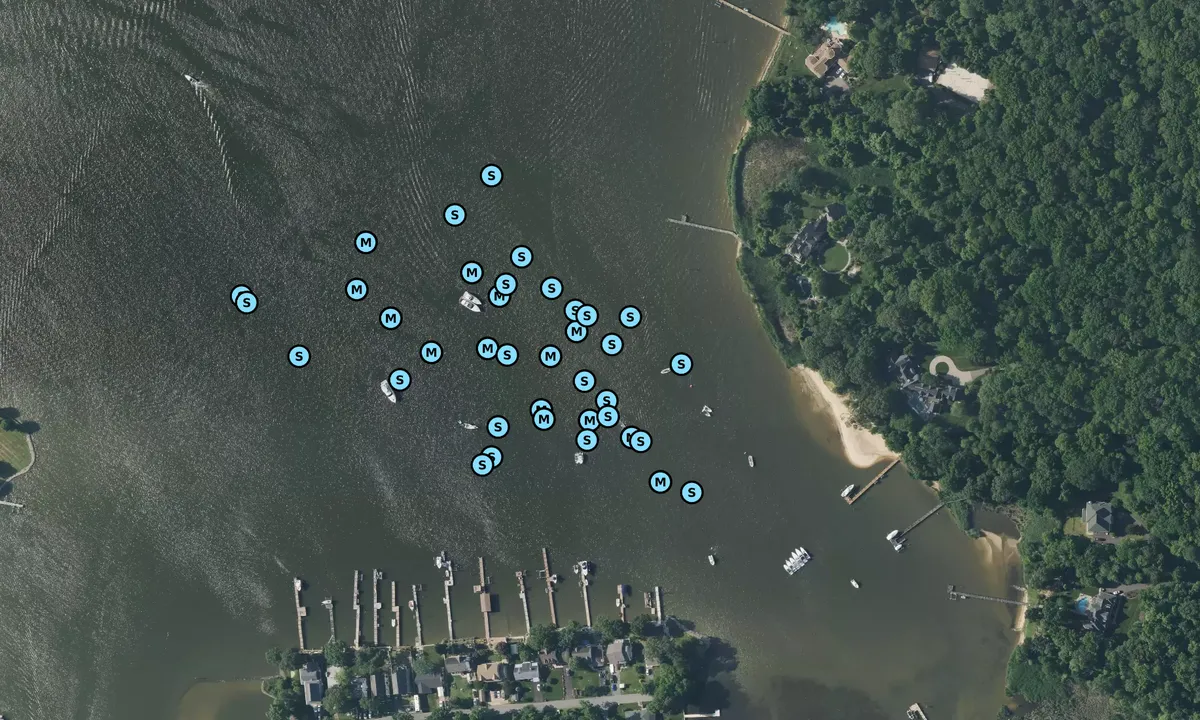 Satelite image of Bodkin Creek