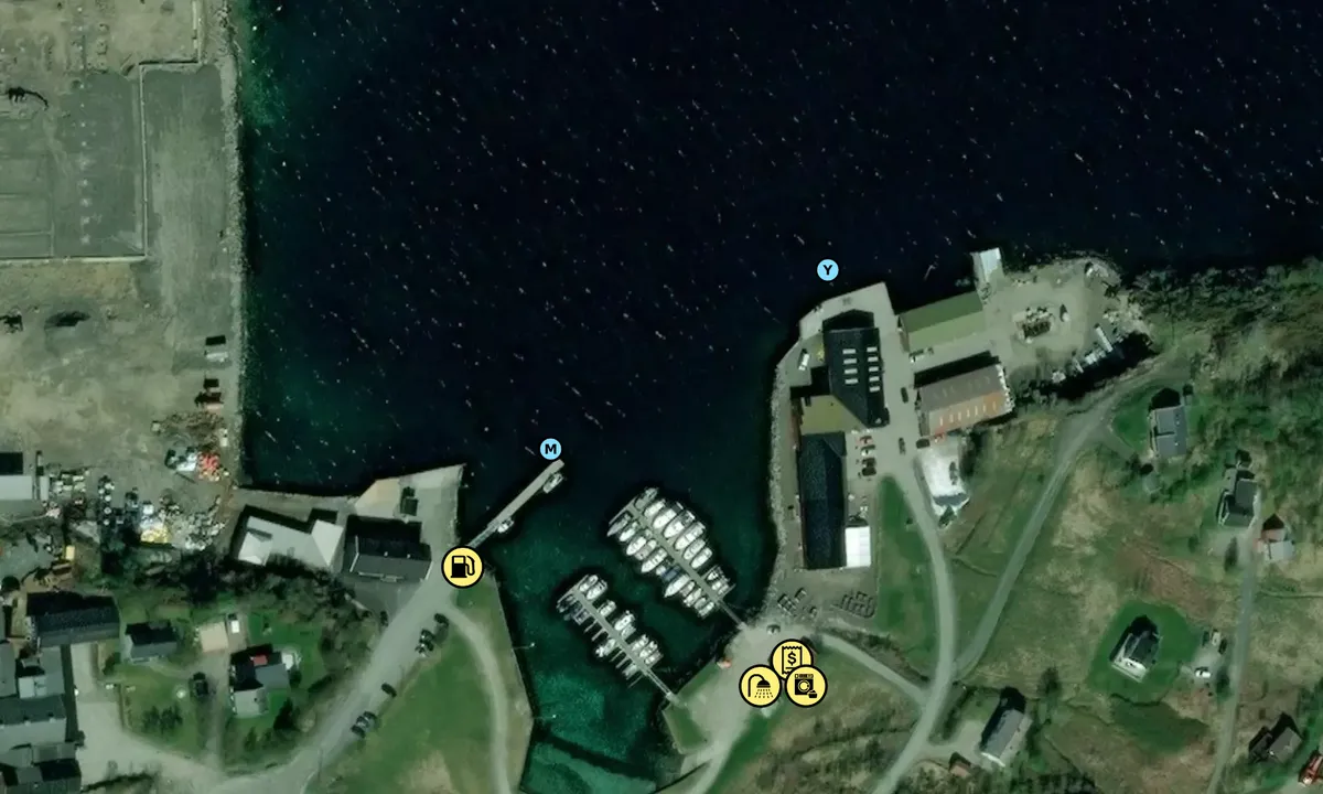 Satelite image of Bogen Småbåthavn - Bogøy