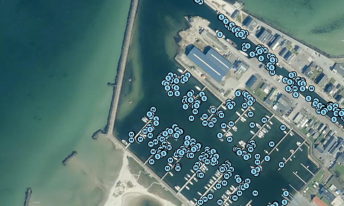 Satelite image of Bogense Havn og Marina