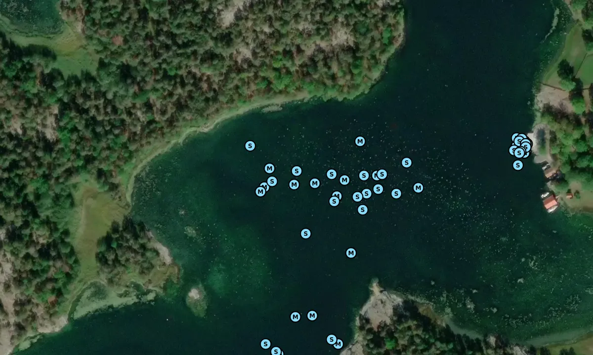 Satelite image of Bokö västantill