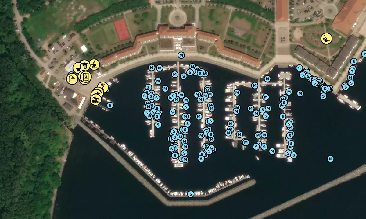 Satelite image of Boltenhagen Marina
