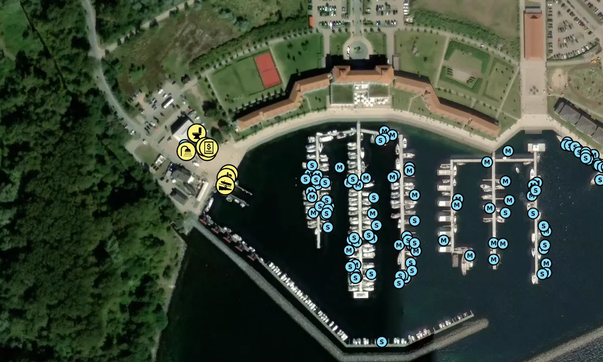 Satelite image of Boltenhagen Marina