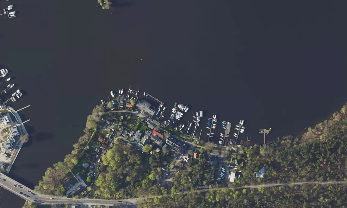 Satelite image of Bootshaus am Seddinsee