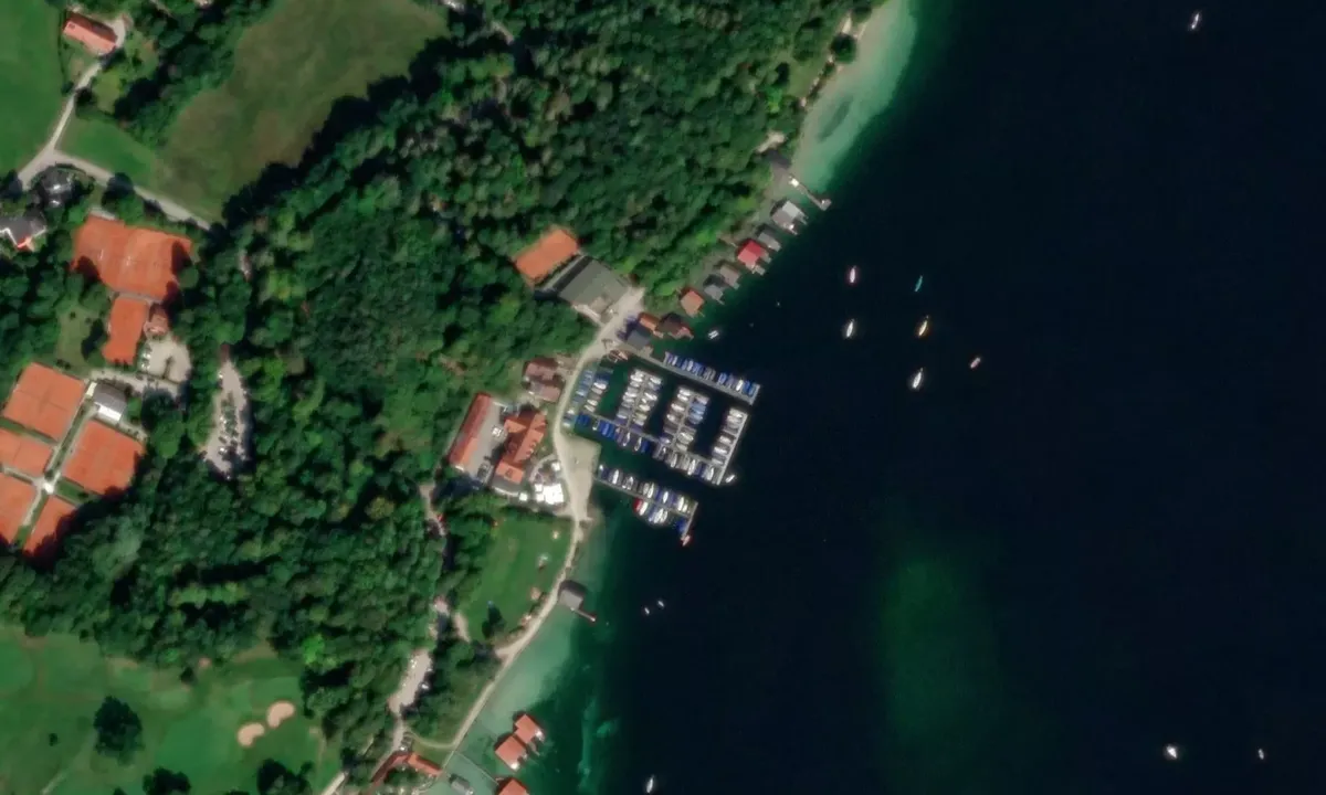 Satelite image of Bootsverleih - Pöcking