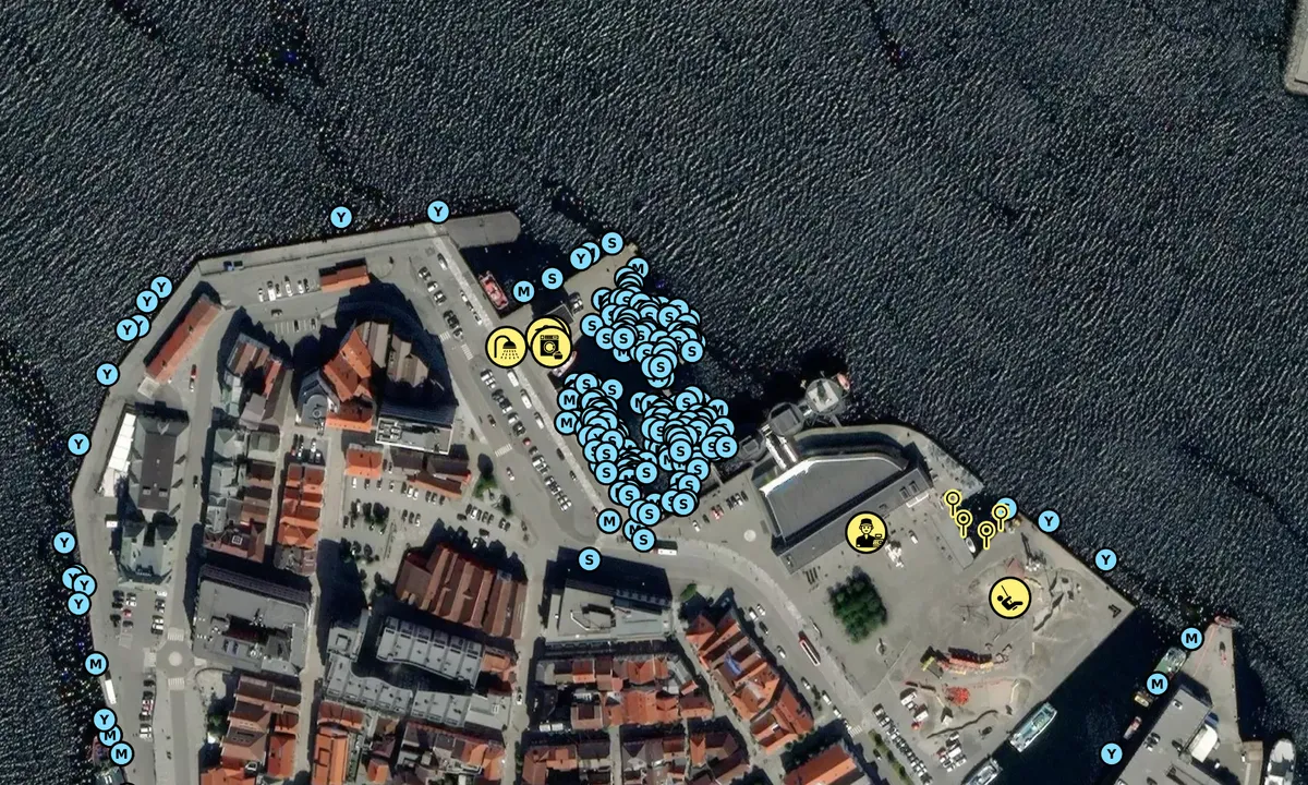 Satelite image of Børevigå Gjestehavn - Stavanger