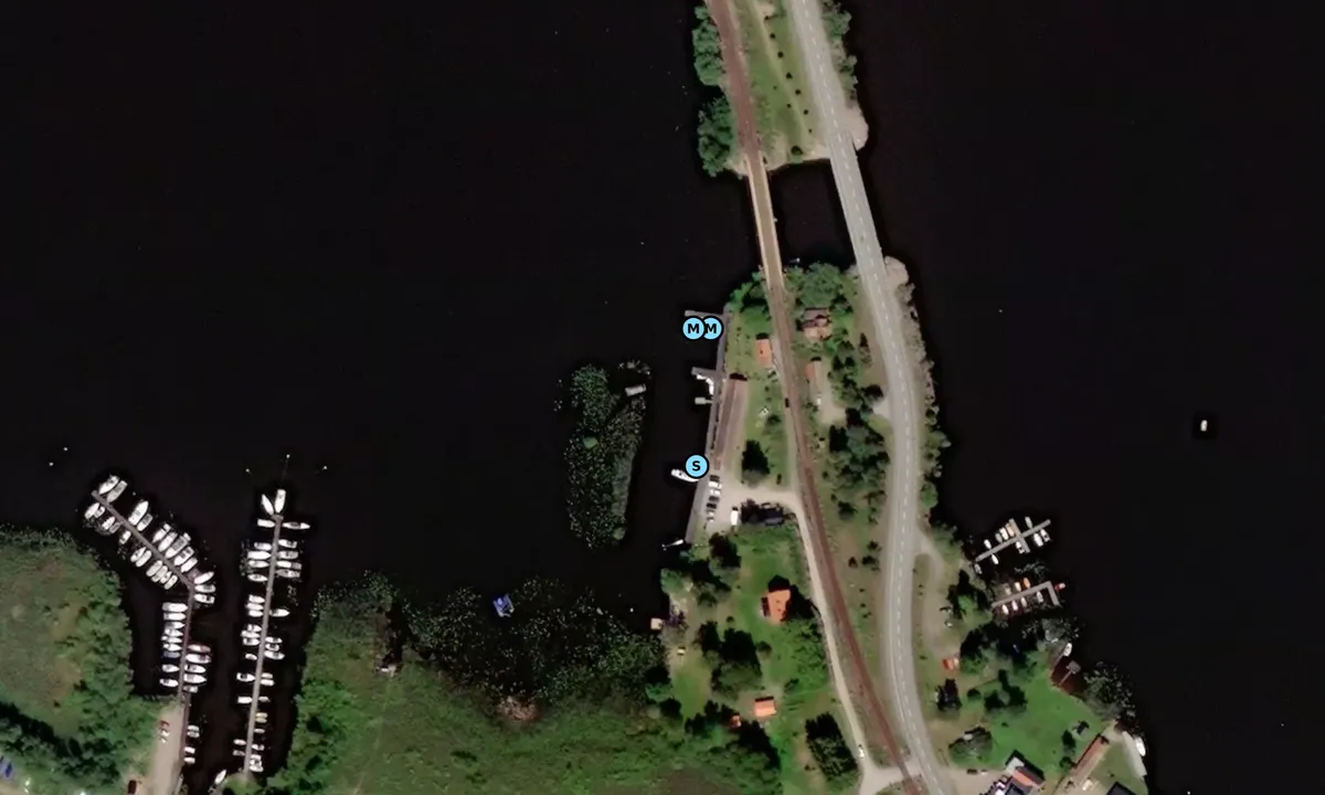 Satelite image of Borgåsund