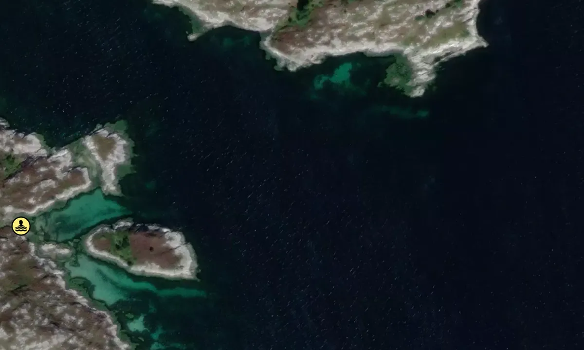 Satelite image of Børilden