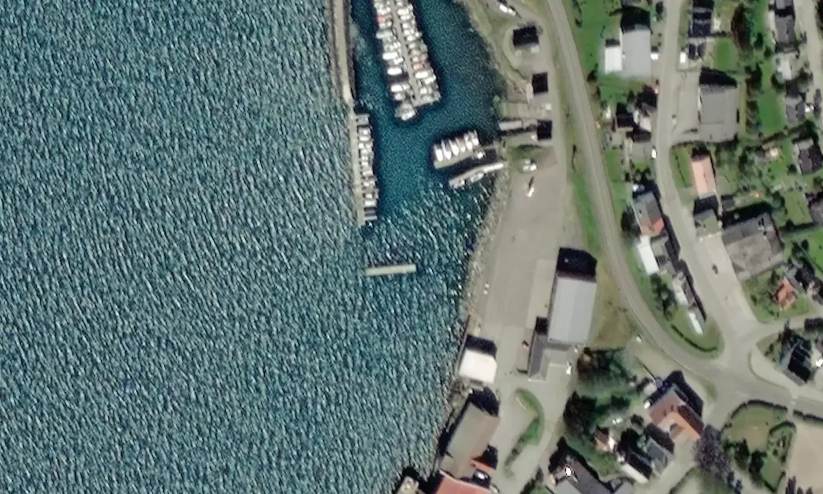 Satelite image of Borkenes