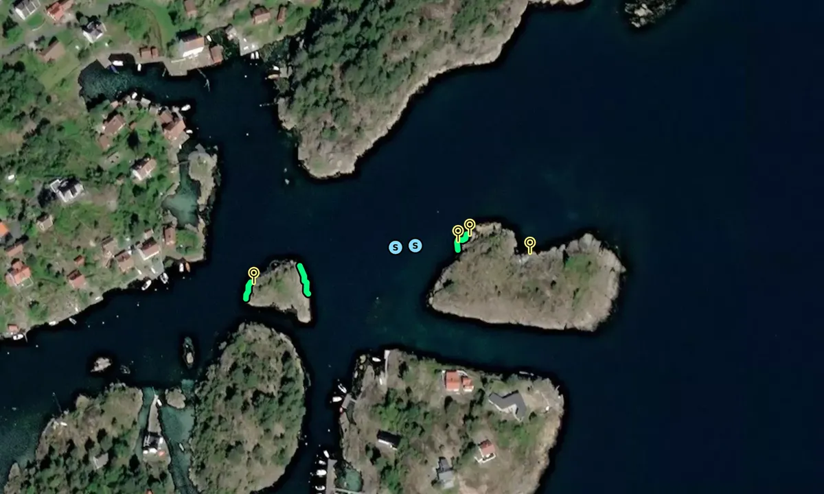 Satelite image of Borøykilen