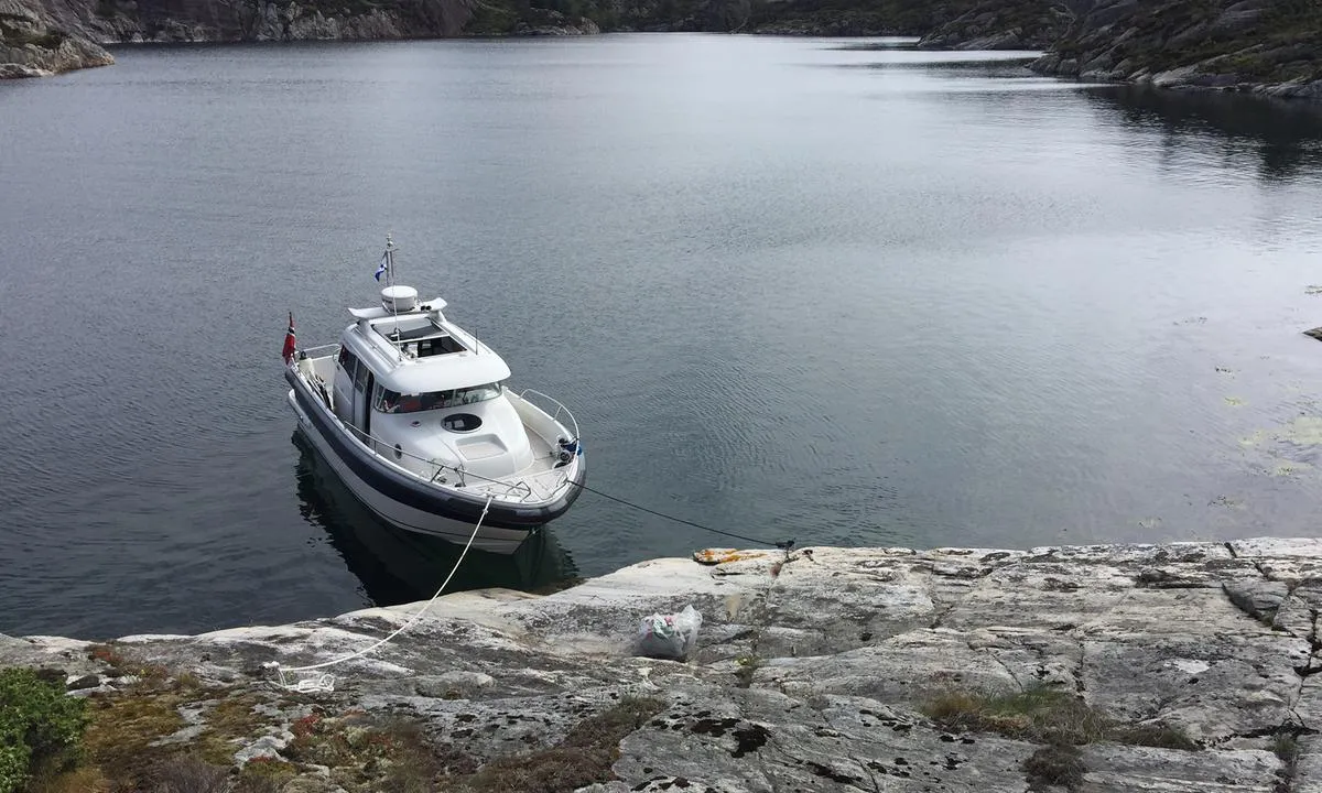 Børøypollen: Ser sørøst-over i bukten.