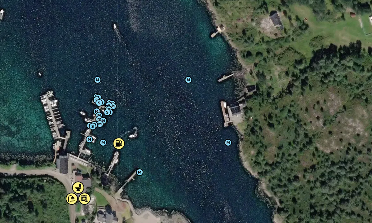 Satelite image of Børøysund Marina