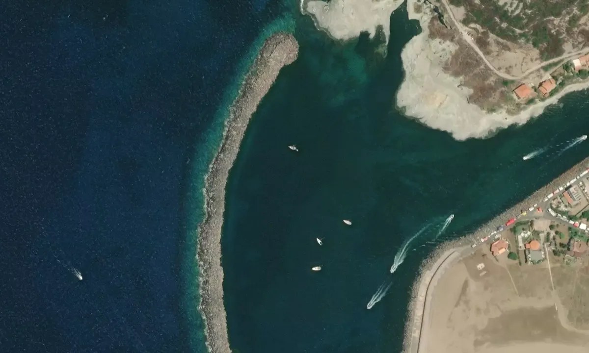 Satelite image of Bosa
