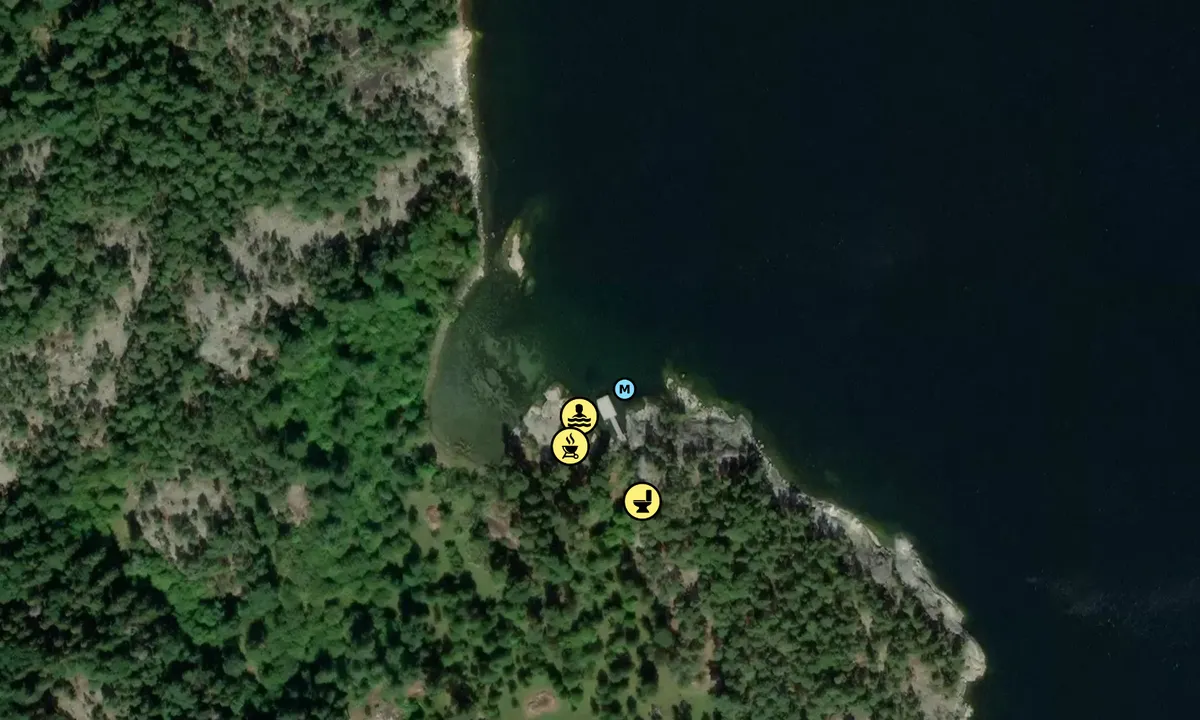 Satelite image of Boskär, Storlandet