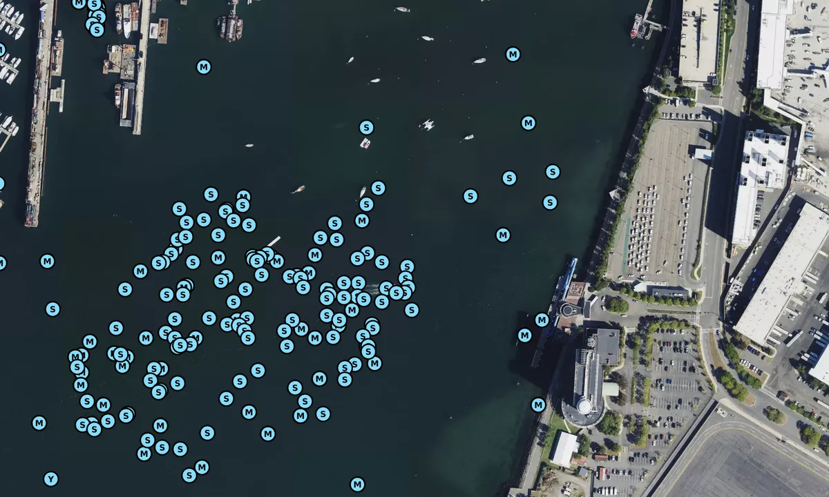 Satelite image of Boston Harbor