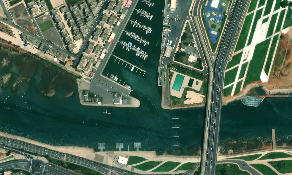 Satelite image of Bouregreg Marina - Rabat