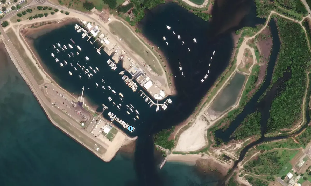 Satelite image of Bowen Marina