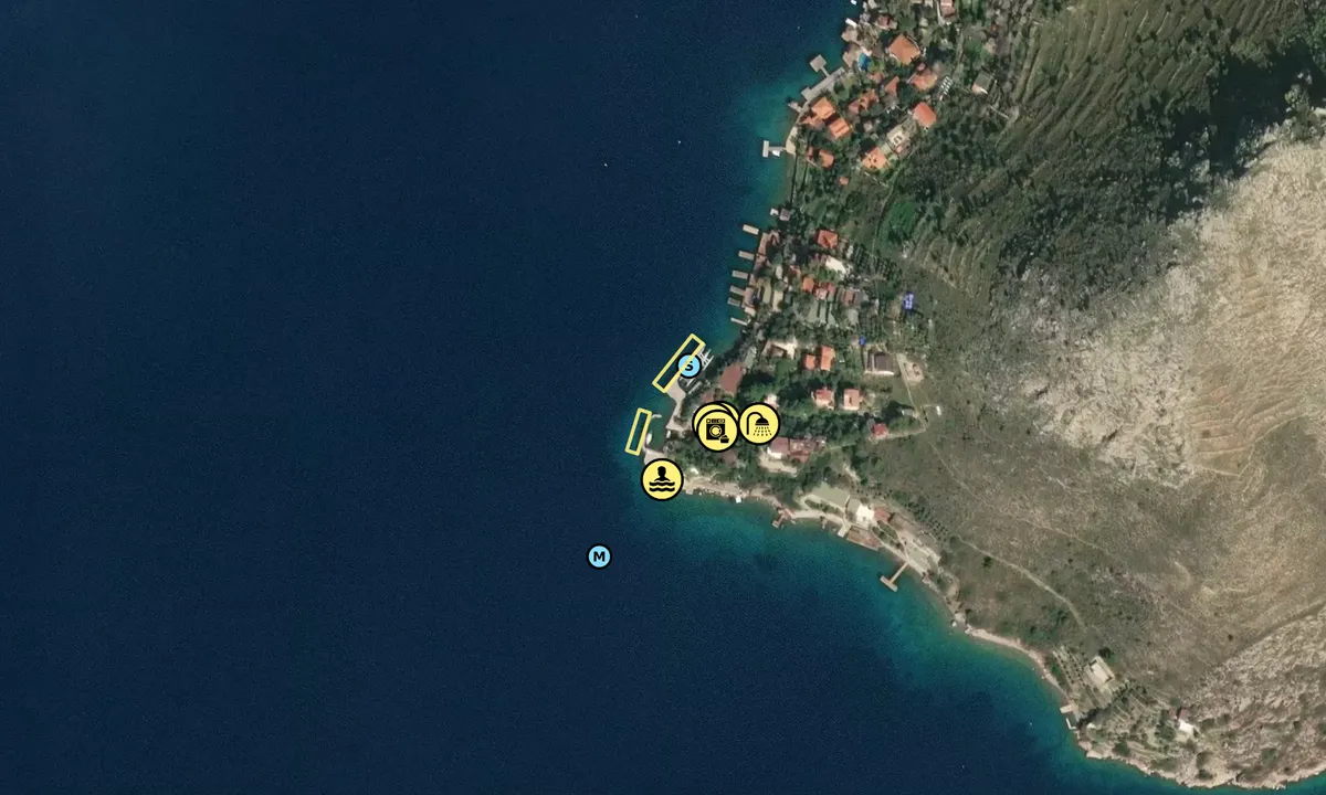Satelite image of Bozburun Yacht Club