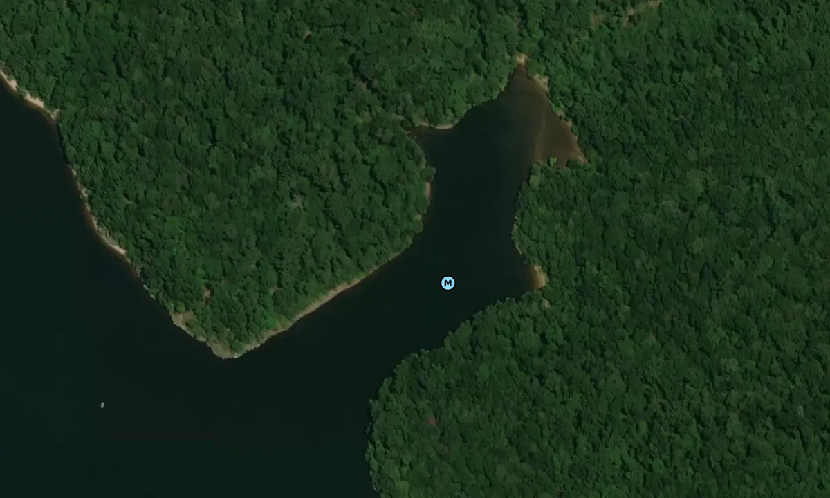 Satelite image of Brad's Cut