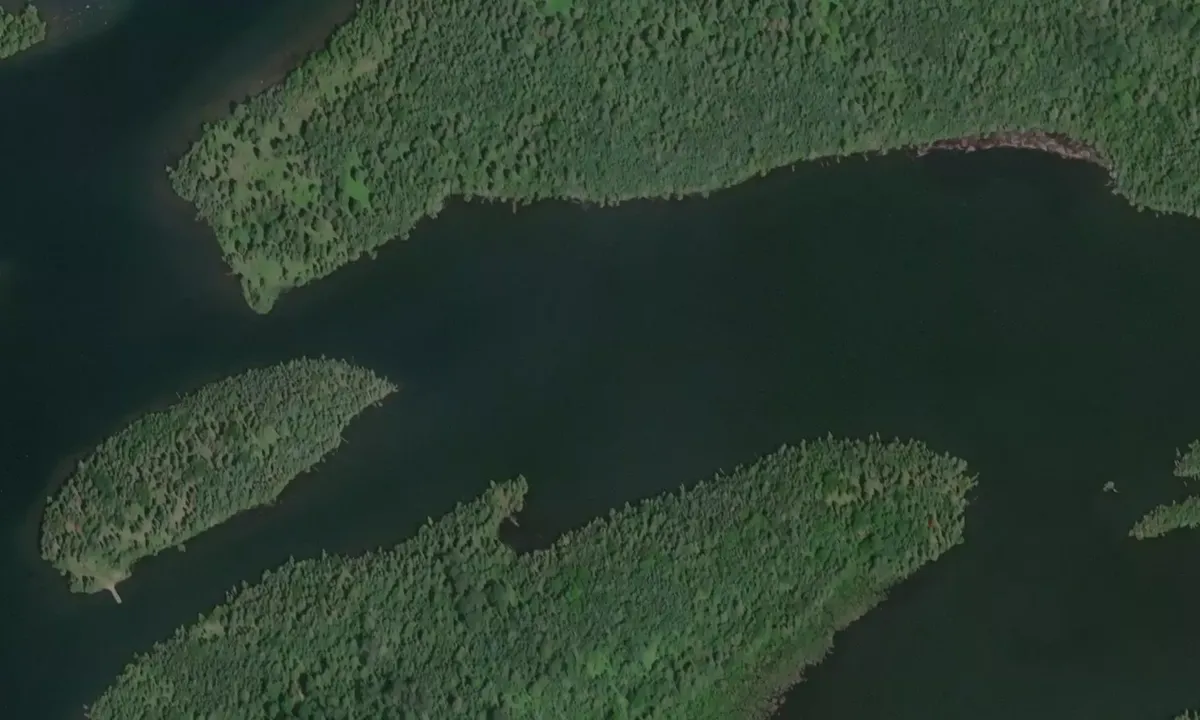 Satelite image of Brady Cove