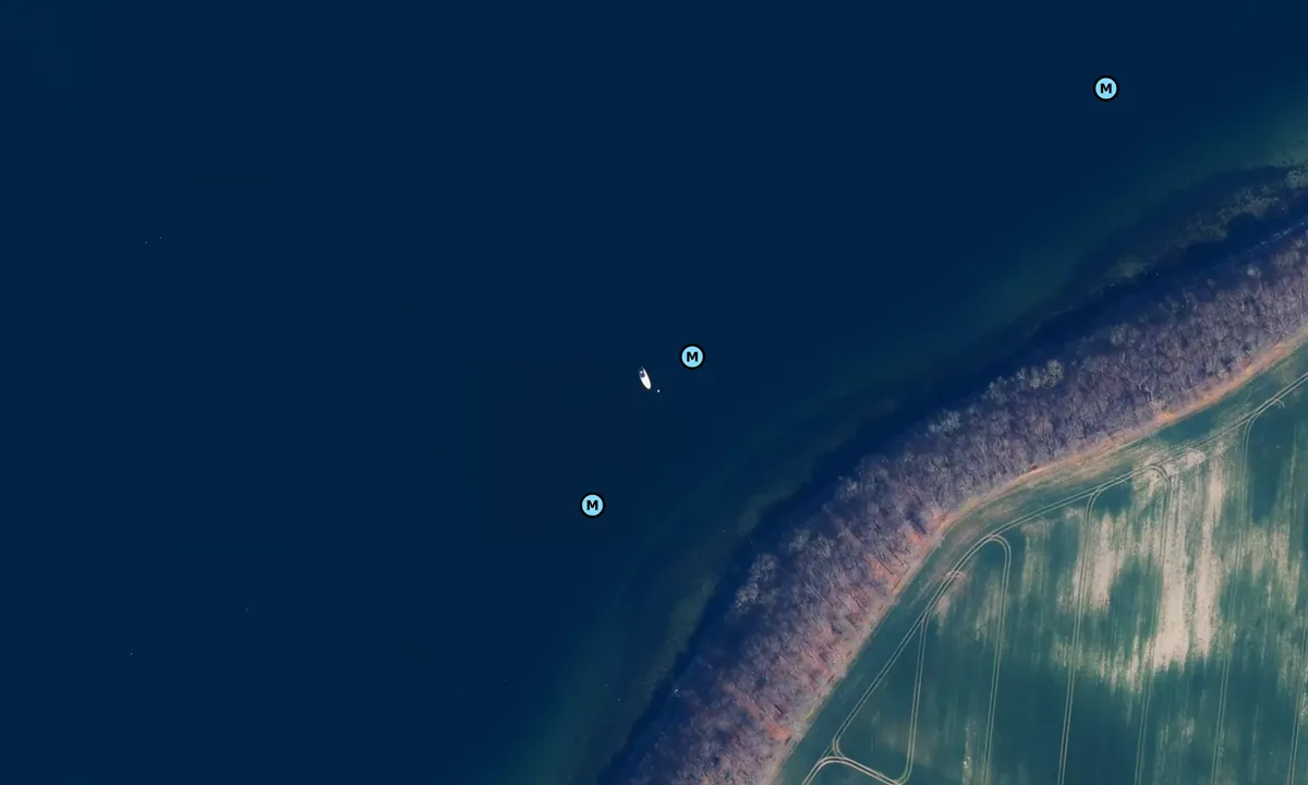 Satelite image of Bramsnæs Bugt bouy