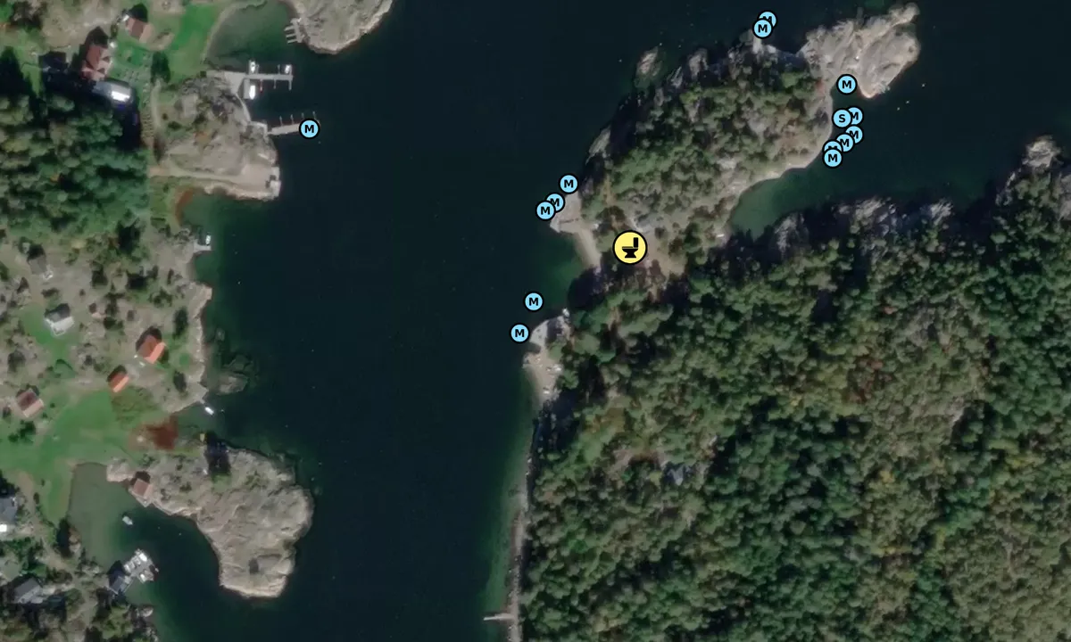 Satelite image of Brattholmen vest