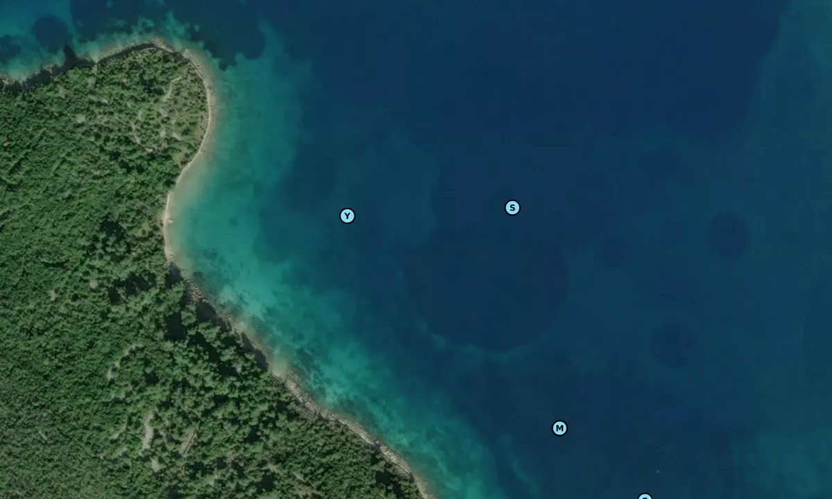 Satelite image of Brbinj Bay