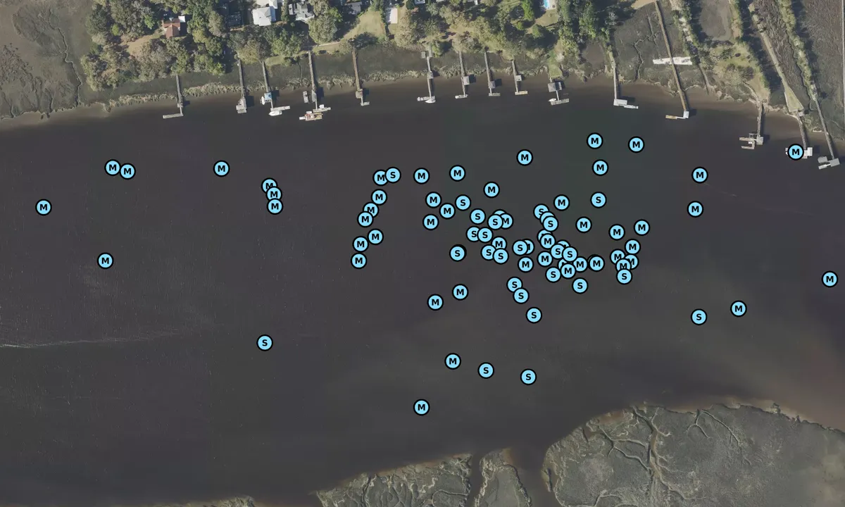 Satelite image of Breakfast Creek