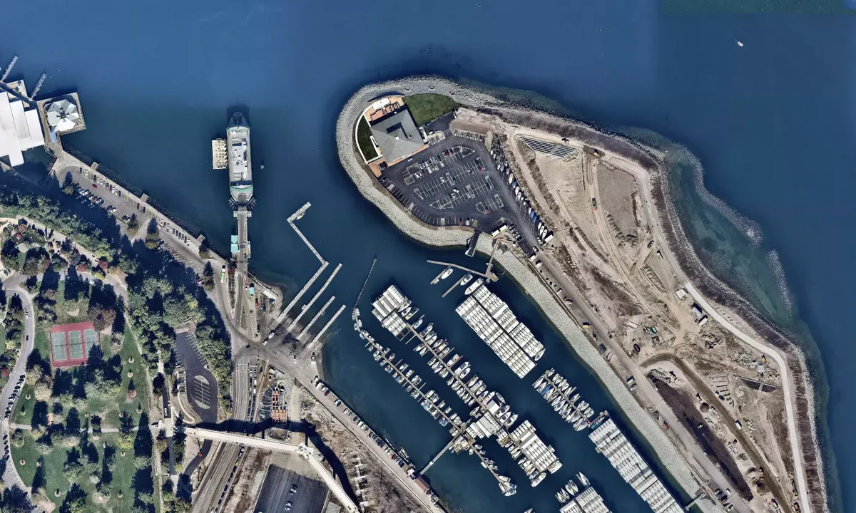 Flyfoto av Breakwater Marina - Tacoma