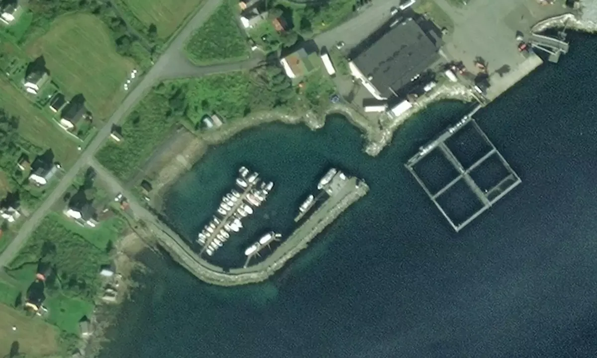 Satelite image of Breivoll